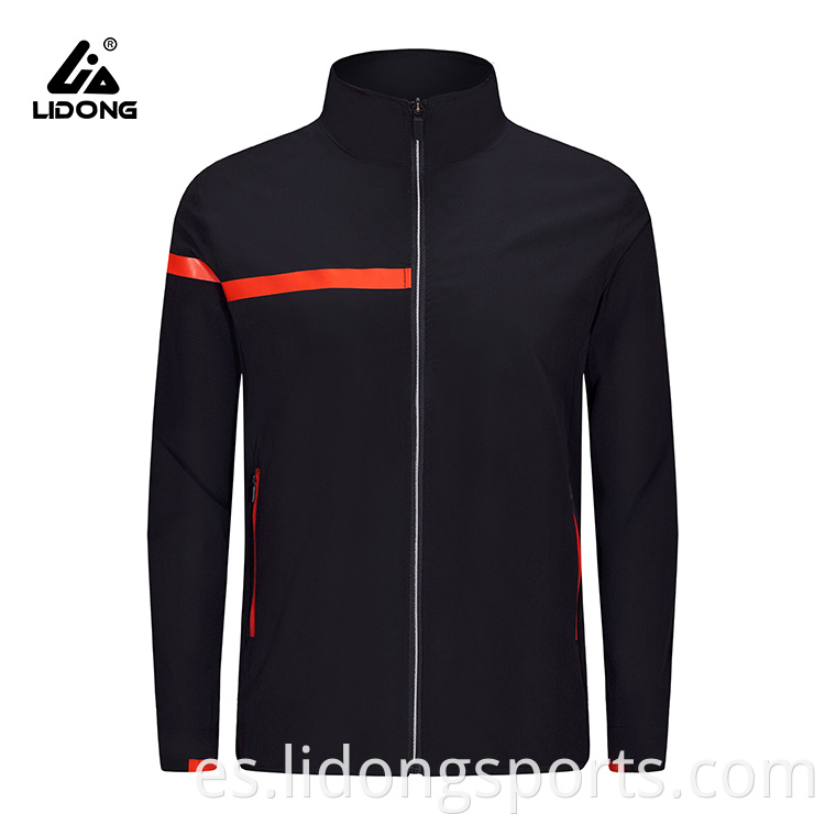 Prendas deportivas para hombres más vendidas en el deporte para hombres Jackets de algodón de algodón para mayoristas